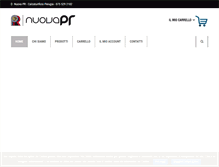 Tablet Screenshot of nuovapr.it